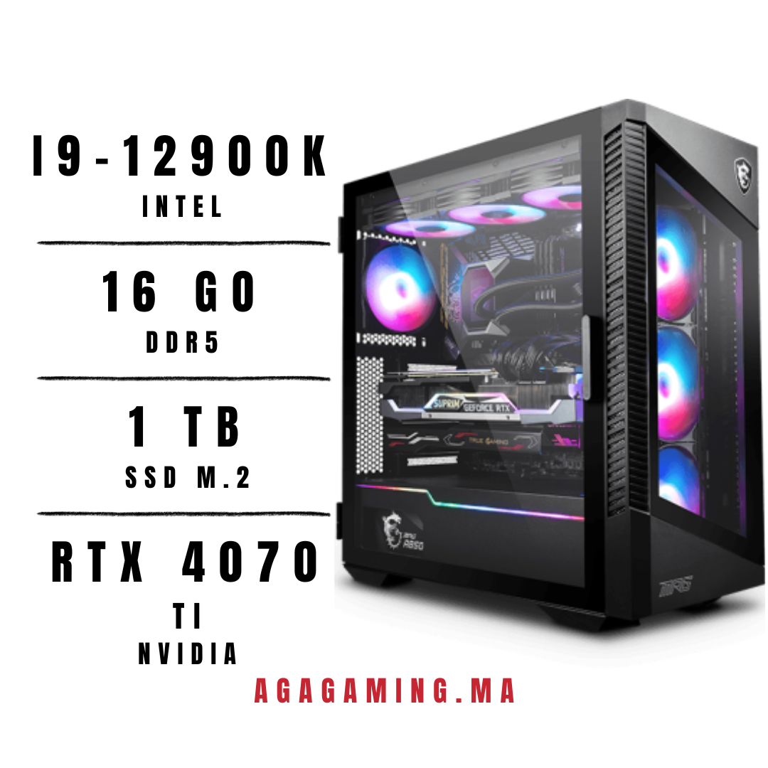Pc Gamer i9-12900k/16Gb ddr5/1Tb NVMe/MSI RTX 4070 TI 12Gb Pc Gamer i9-12900k/16Gb ddr5/1Tb NVMe/MSI RTX 4070 TI 12Gb